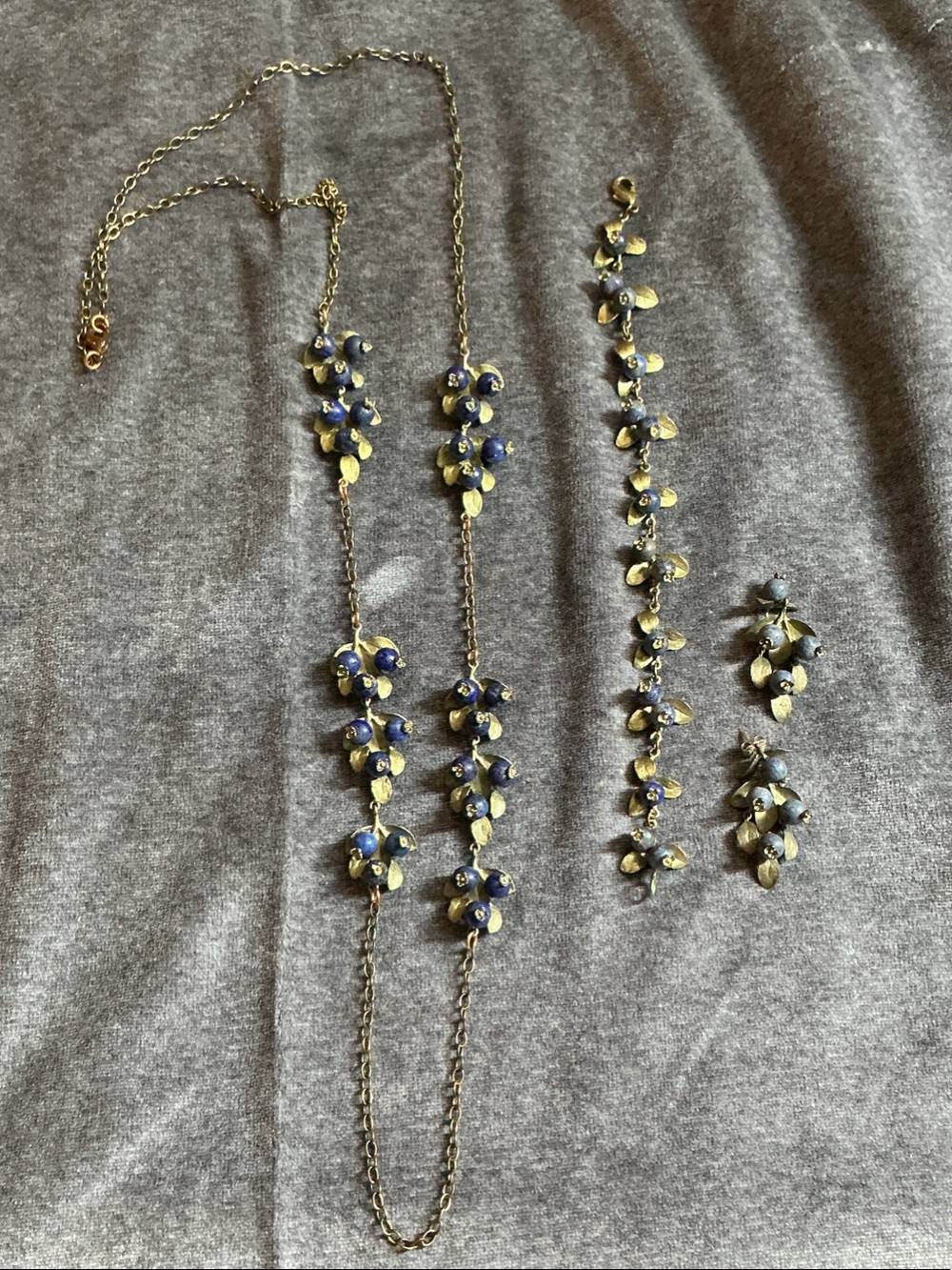 Michael Michaud Blueberry Lapis Bronze 3-pc Set